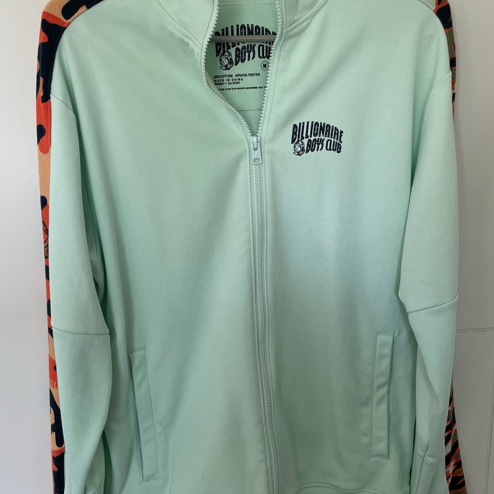 Billionaire Boys Club Light Green Zip-Up Hoodie